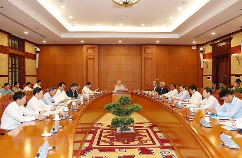 Tổng Bí thư Nguyễn Phú Trọng chủ trì cuộc họp phòng, chống tham nhũng