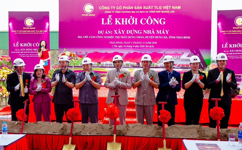 TLG Việt Nam khởi công xây dựng nhà máy sơn rộng 40.000m2 tại Thái Bình 