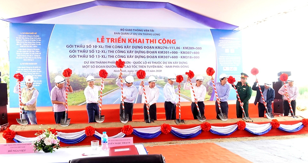 Triển khai thi công các gói thầu thành phần Mai Sơn - Quốc lộ 45 dự án Cao tốc Bắc – Nam
