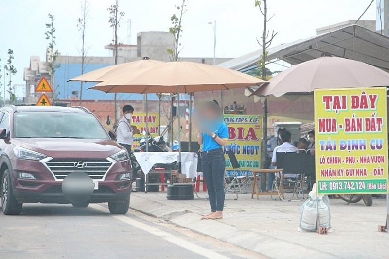 thao do cac leu quang cao mua ban dat o khu tai dinh cu san bay long thanh