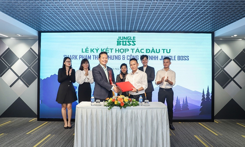 Shark Phạm Thanh Hưng và Jungle Boss chính thức ký kết hợp tác đầu tư