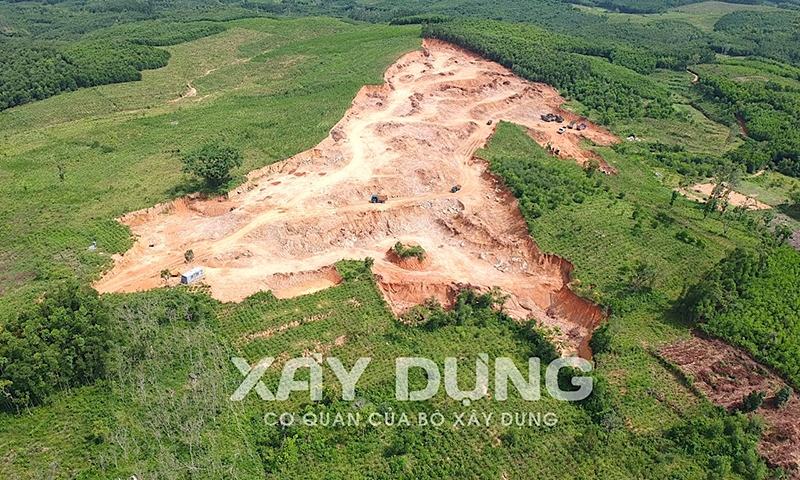 Phần lớn các chủ mỏ đất ở Quảng Ngãi đã tiến hành kê khai giá