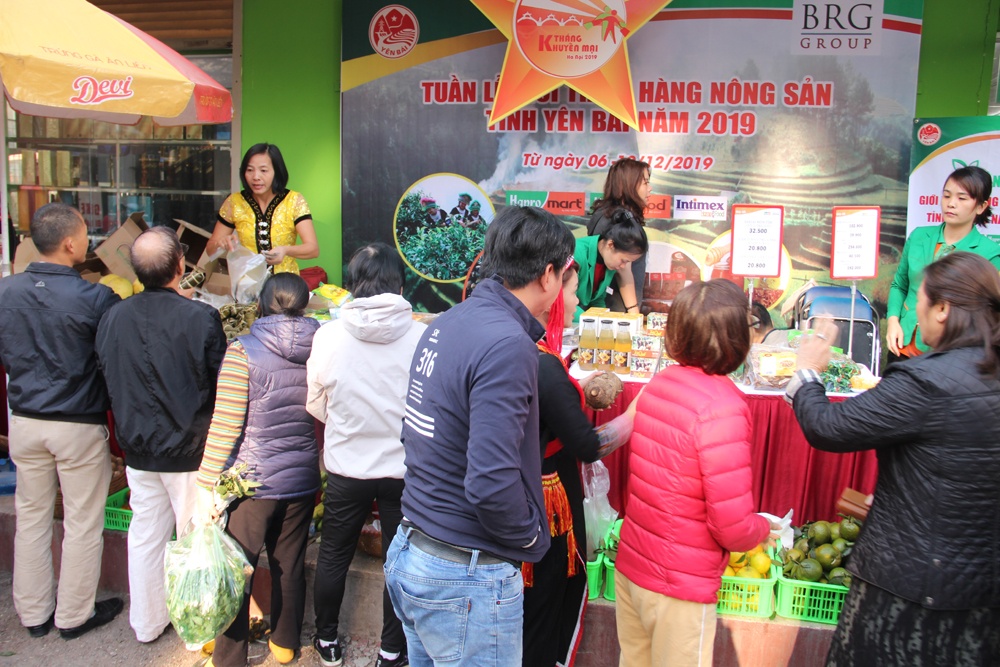 Tưng bừng “Tuần lễ giới thiệu hàng nông sản tỉnh Yên Bái năm 2019” tại Hà Nội
