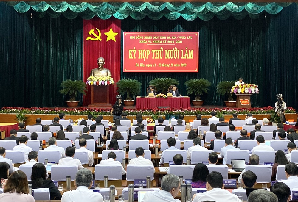 Khai mạc kỳ họp lần thứ 15 HĐND tỉnh Bà Rịa – Vũng Tàu