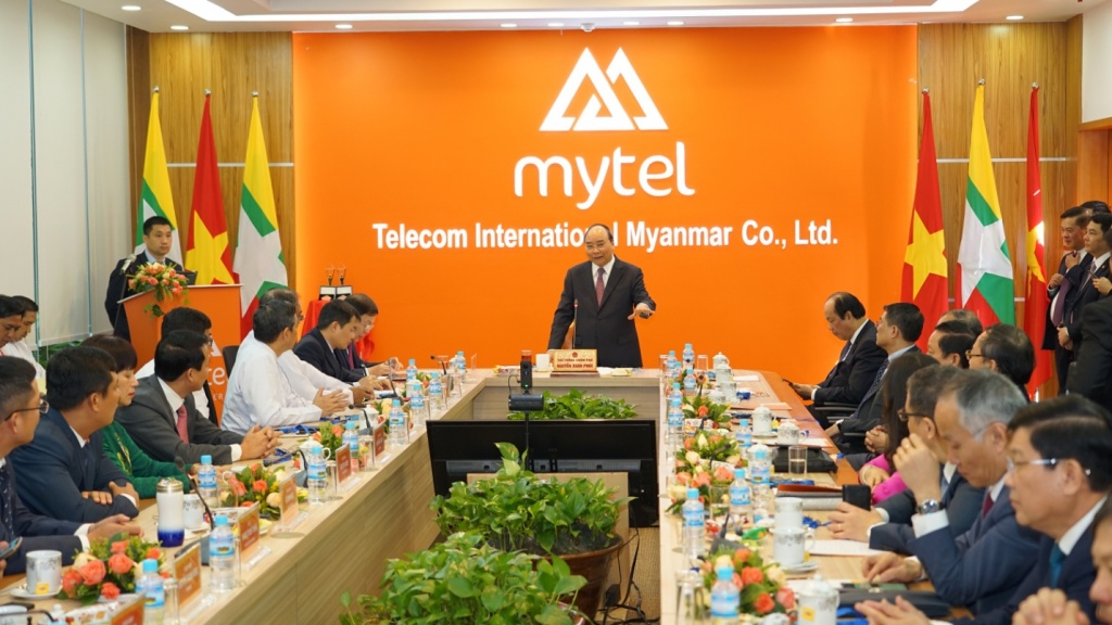 Thủ tướng Nguyễn Xuân Phúc: Thông qua Viettel, Việt Nam mang đến công nghệ tiên tiến nhất đóng góp cho Myanmar
