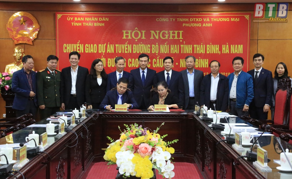 Thái Bình: Tiếp nhận chuyển giao tuyến đường bộ trị giá hơn 4.666 tỷ đồng