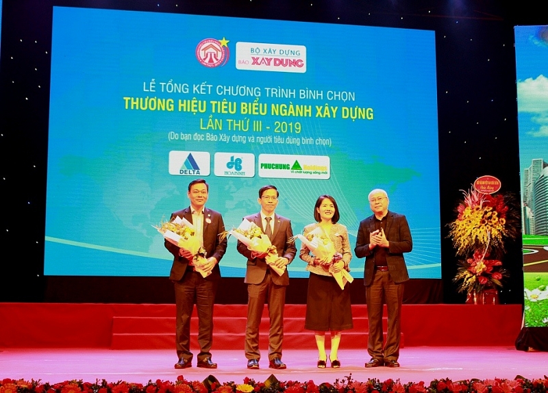 vinh danh 50 thuong hieu tieu bieu nganh xay dung nam 2019
