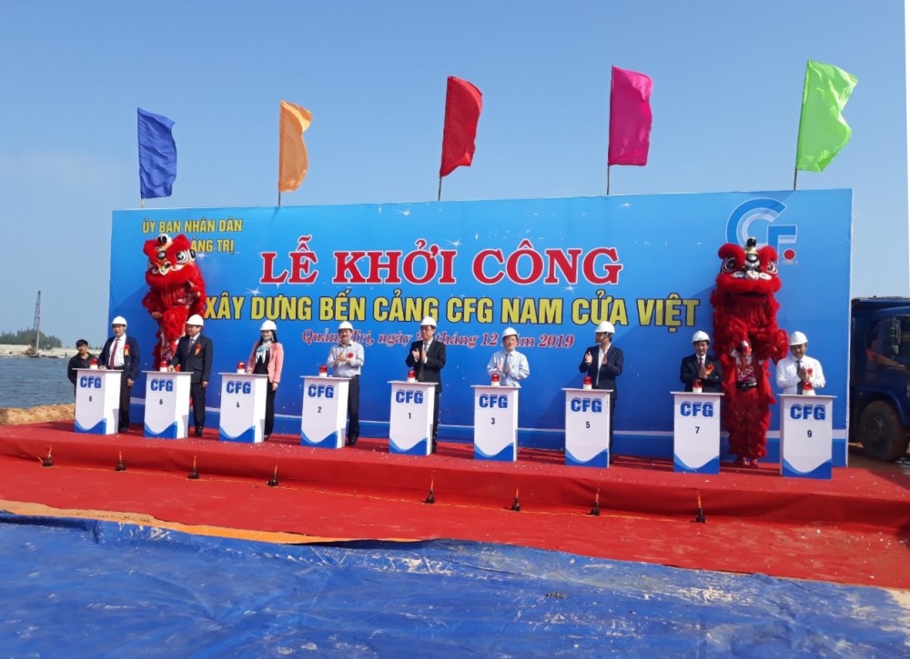 Quảng Trị: Khởi công xây dựng Bến cảng CFG Nam Cửa Việt