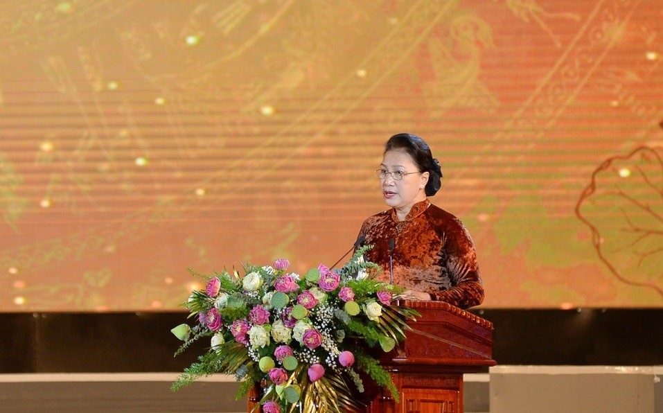 Chủ tịch Quốc hội Nguyễn Thị Kim Ngân dự Lễ kỷ niệm 990 năm danh xưng Nghệ An