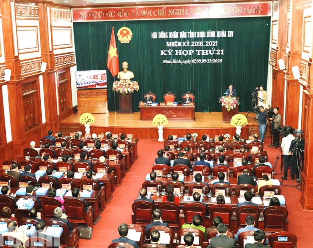 Ninh Bình: Khai mạc kỳ họp thứ 21 HĐND tỉnh khóa XIV, nhiệm kỳ 2016-2021