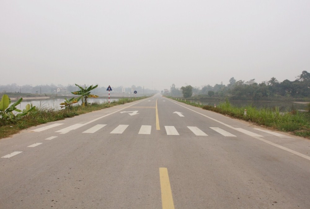 Vĩnh Phúc: Đẩy nhanh tiến độ thi công đường từ nút giao lập thể Văn Quán đi trung tâm huyện lỵ huyện Sông Lô