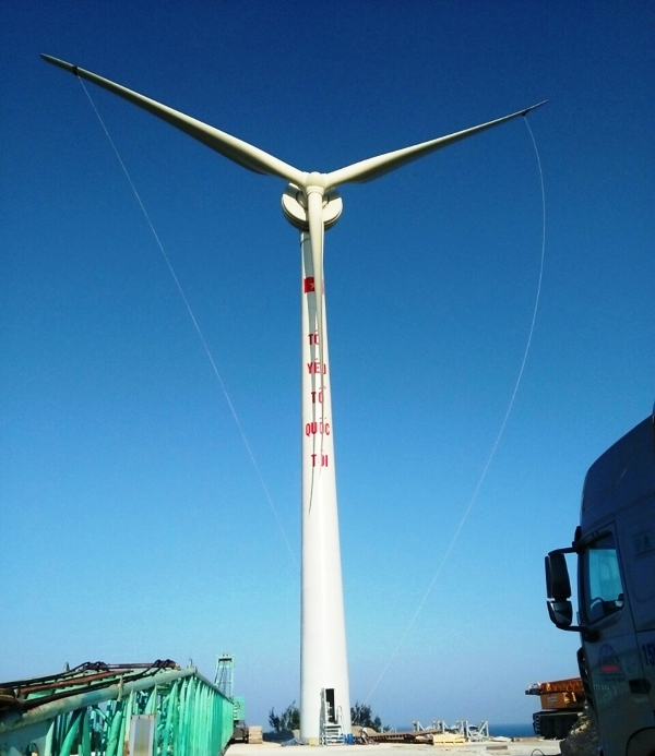 Hải Phòng: Hoàn thành thi công dự án điện gió tại huyện đảo Bạch Long Vĩ