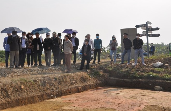 Vĩnh Lộc (Thanh Hóa): Khai quật Thành nhà Hồ phát hiện 4 cụm dấu tích có niên đại thời Trần - Hồ