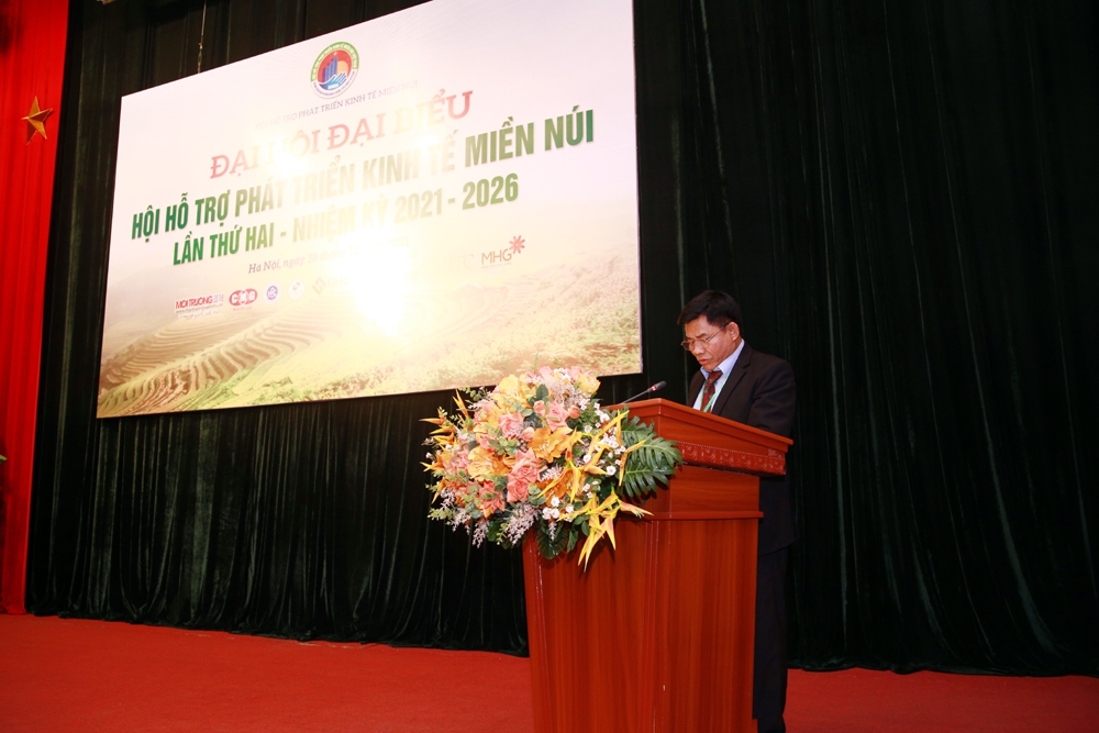 Hội Hỗ trợ phát triển kinh tế miền núi Việt Nam: Đại hội đại biểu lần thứ hai, nhiệm kỳ 2021-2026 thành công tốt đẹp