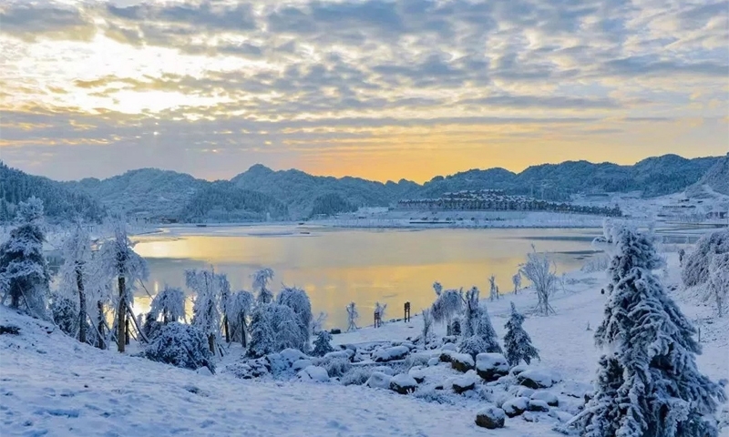 Khung cảnh mùa đông đẹp ngoạn mục ở Trung Quốc