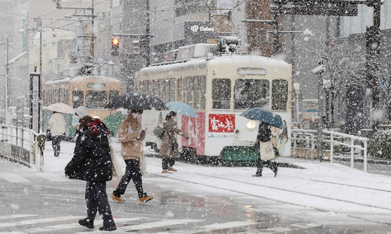 Trận bão tuyết '10 năm có một' ở Nhật Bản