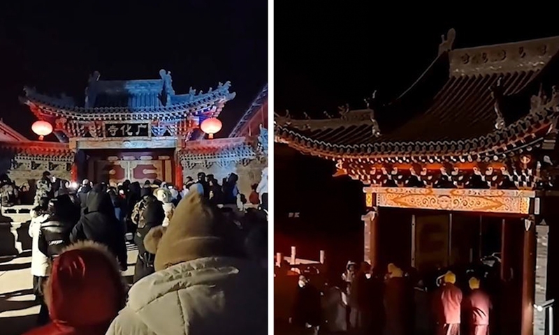 Du khách đập cửa, đòi đền mở vào giữa đêm ở Trung Quốc