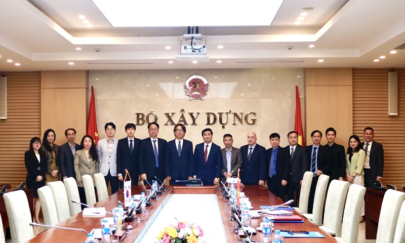 Bộ Xây dựng Việt Nam – Bộ Môi trường Hàn Quốc: Tiếp tục đẩy mạnh hợp tác song phương trong lĩnh vực xây dựng