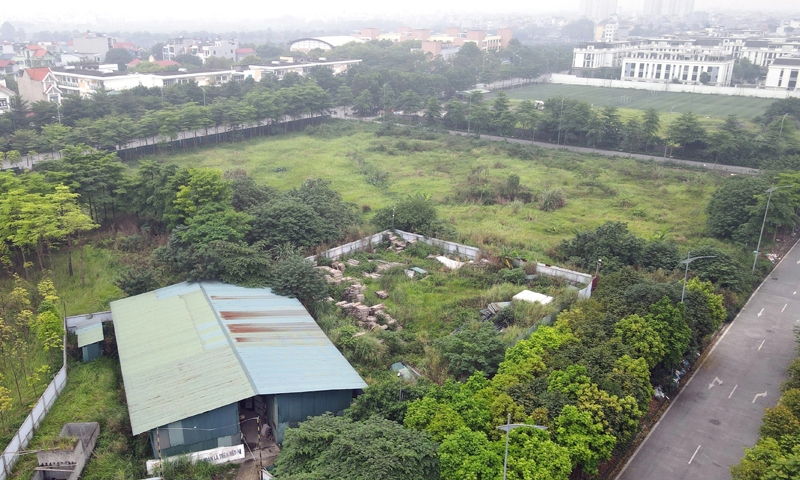 Cận cảnh các khu đất xây dựng nhà ở xã hội tại quận Long Biên