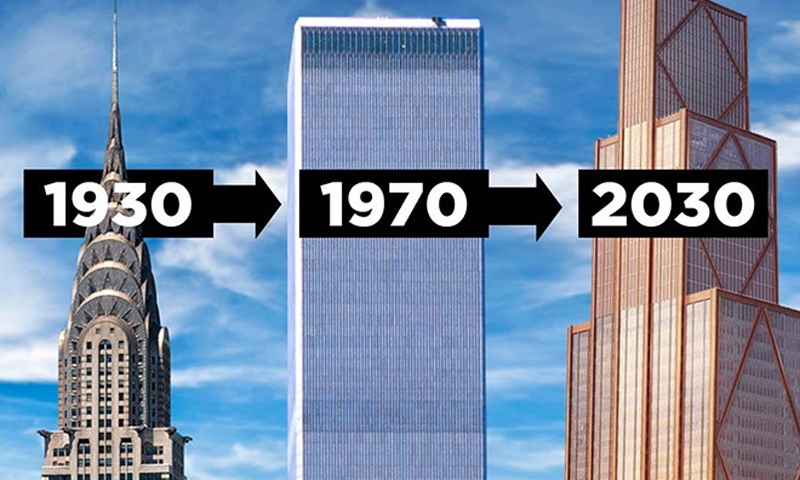 Vì sao những tòa nhà chọc trời ở New York luôn thay đổi hình dạng?