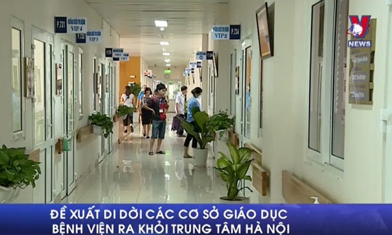 Đề xuất di dời các cơ sở giáo dục, bệnh viện ra khỏi trung tâm Hà Nội