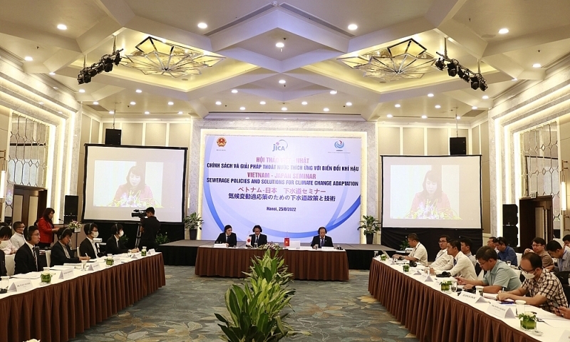 Hội thảo Việt - Nhật: Chính sách và giải pháp thoát nước thích ứng với biến đổi khí hậu