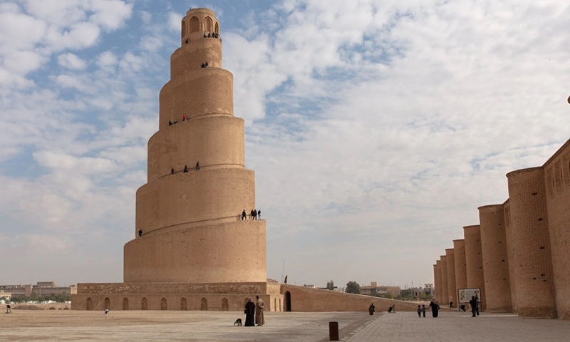Tháp xoắn ốc 1.200 năm tuổi ở Iraq