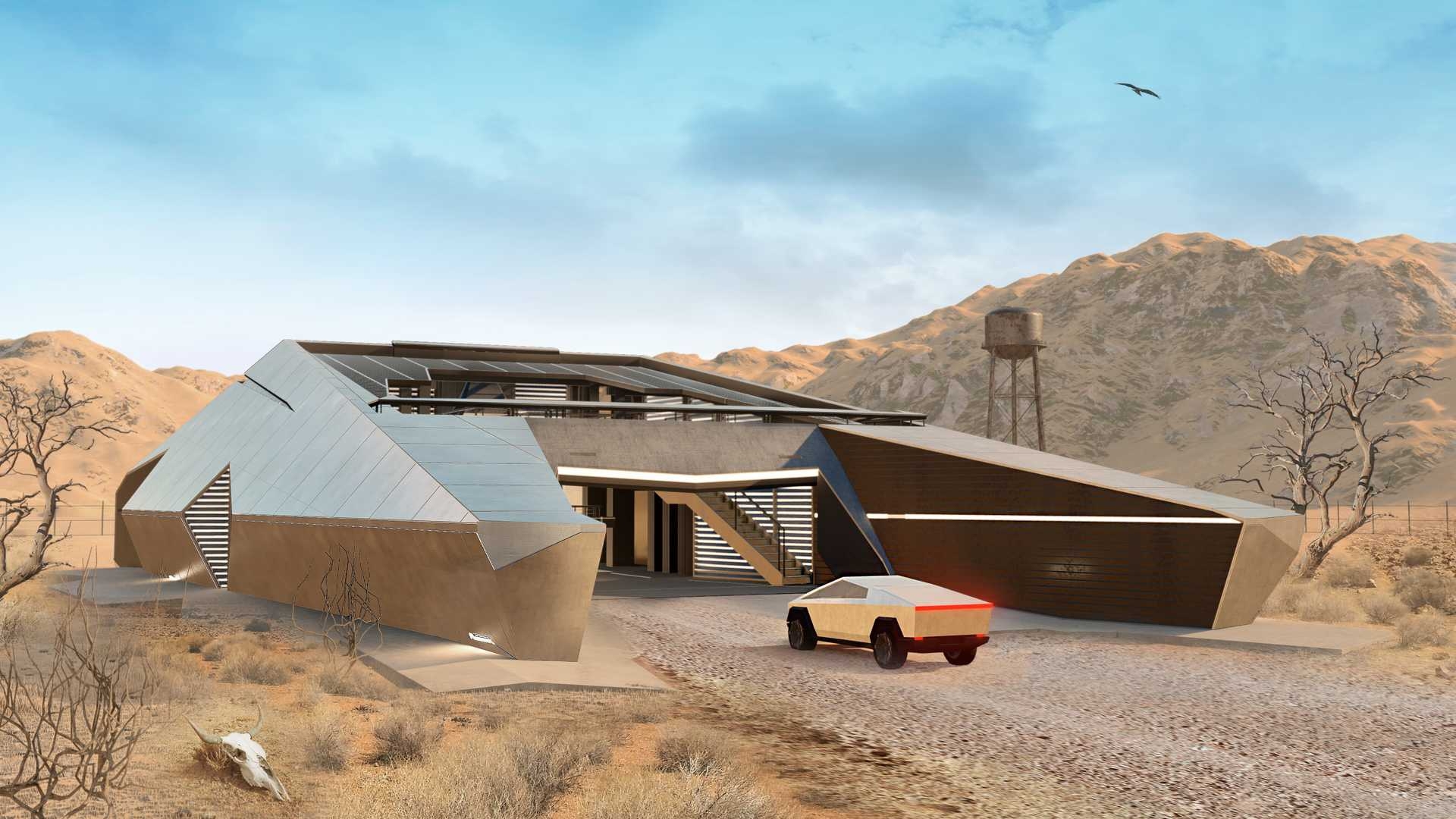 Ngôi nhà tương lai lấy cảm hứng từ xe của Elon Musk