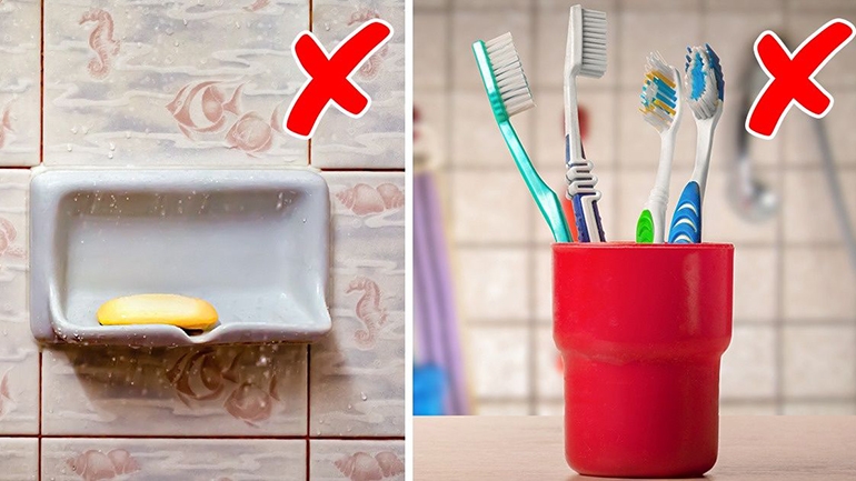 Những đồ dùng tuyệt đối không nên để trong nhà tắm
